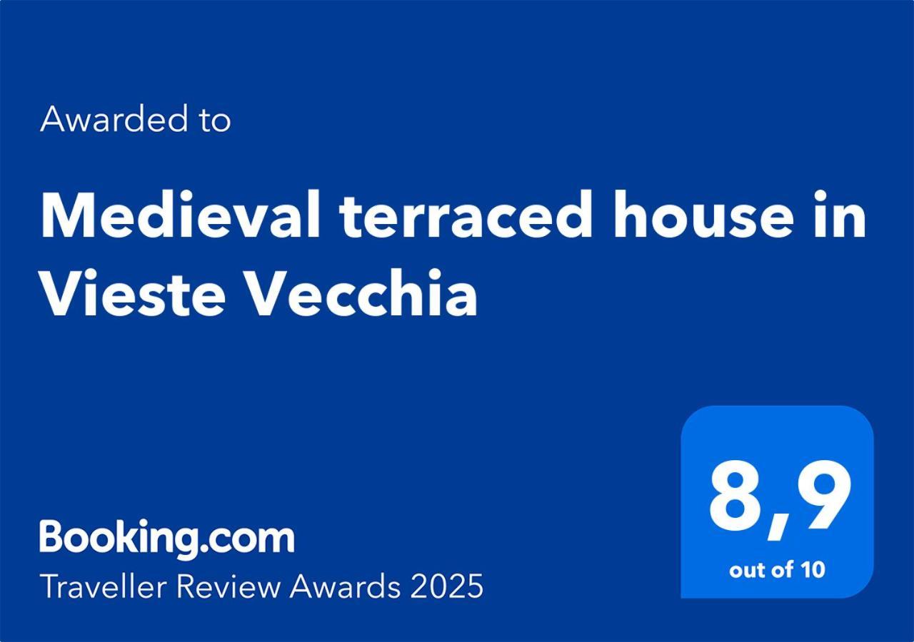 Medieval Terraced House In Vieste Vecchia Exterior foto